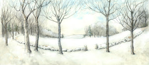 Paper Insert for Display Box - Winter