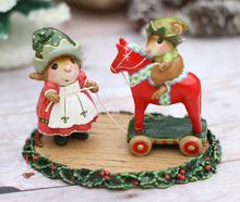 M-682 Dala Horse Elves ~ Wee Forest Folk